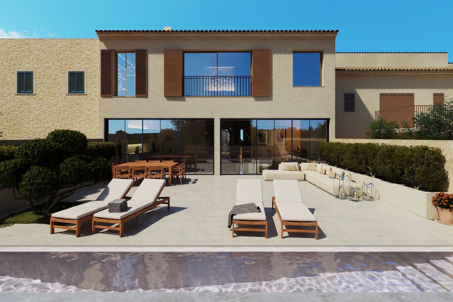 En el corazón de Ses Salines - Proyecto único de adosado con piscina y gran jardín