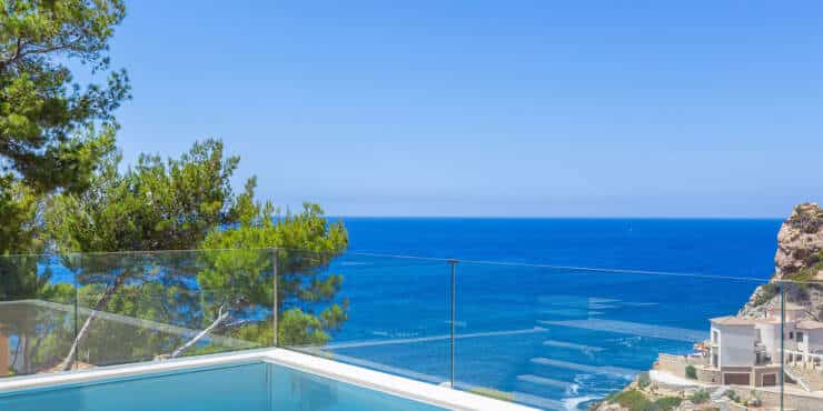 Cala Moragues: Lujoso chalet por estrenar con fantásticas vistas al mar
