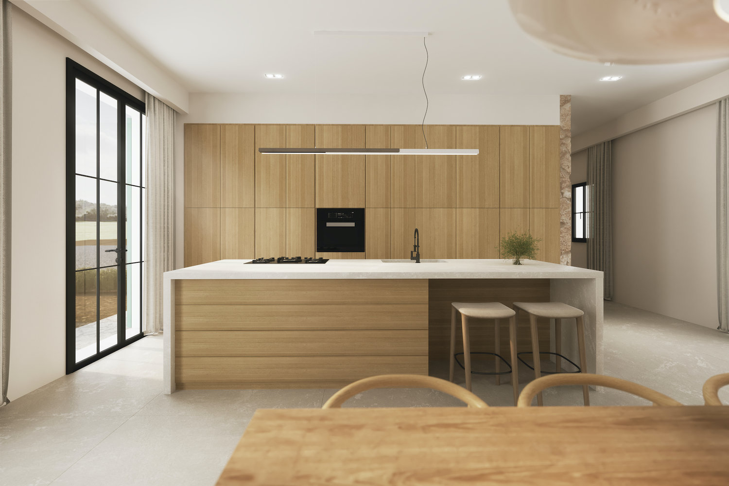 Cocina abierta