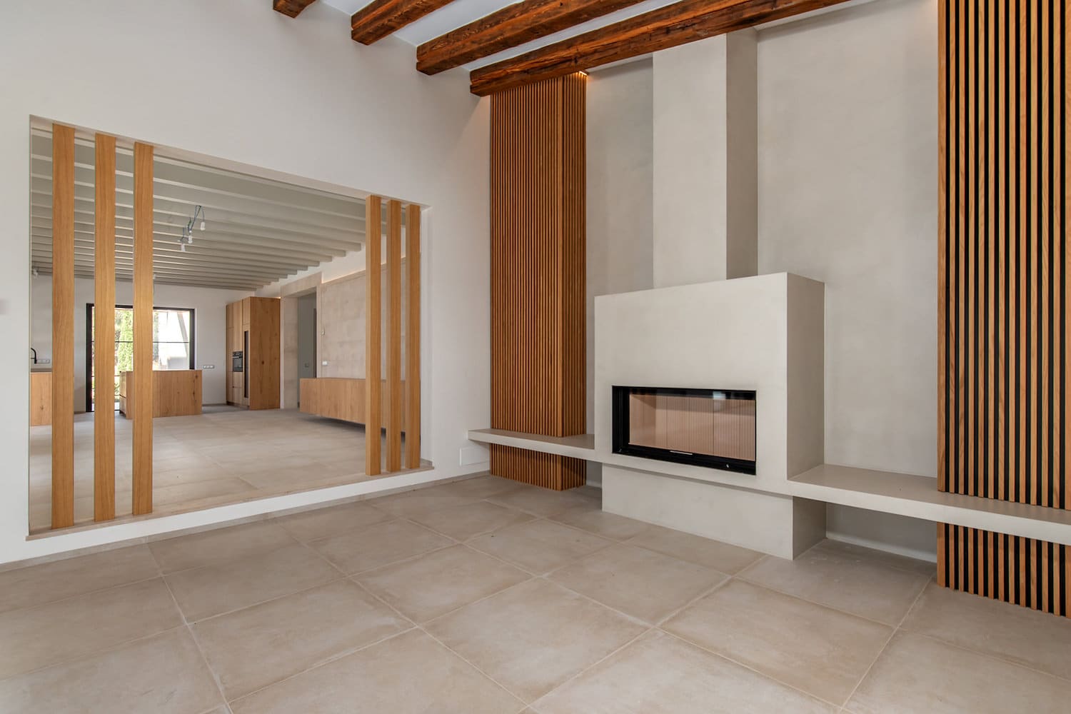 Salón-comedor abierto