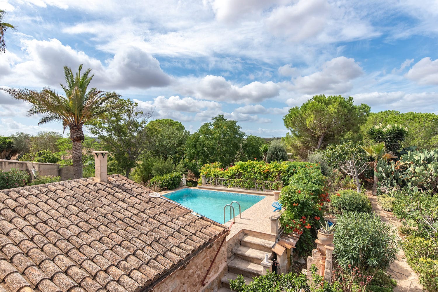 Finca con Jardín consolidado