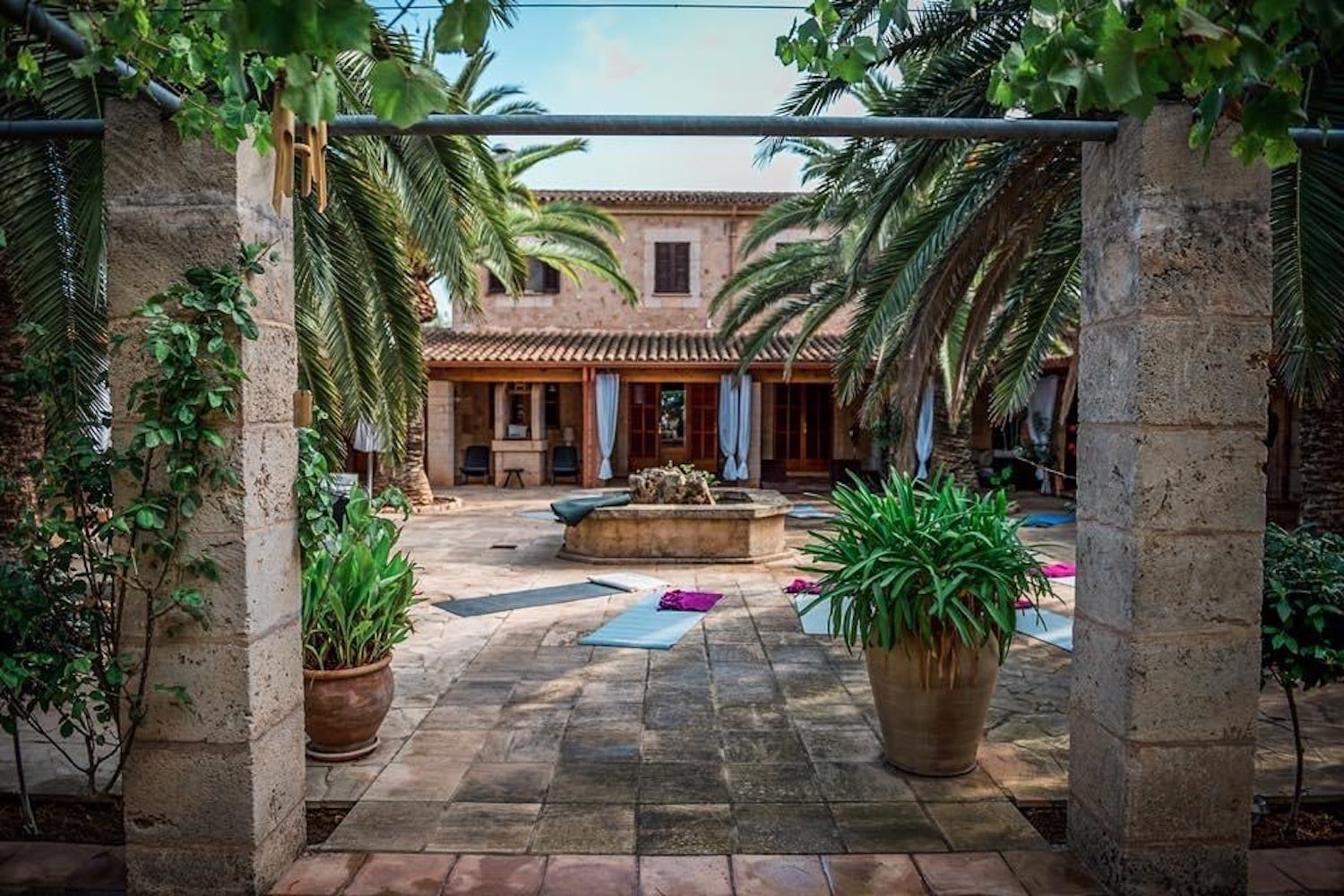 Atractiva finca de piedra natural con viñedo y encanto único