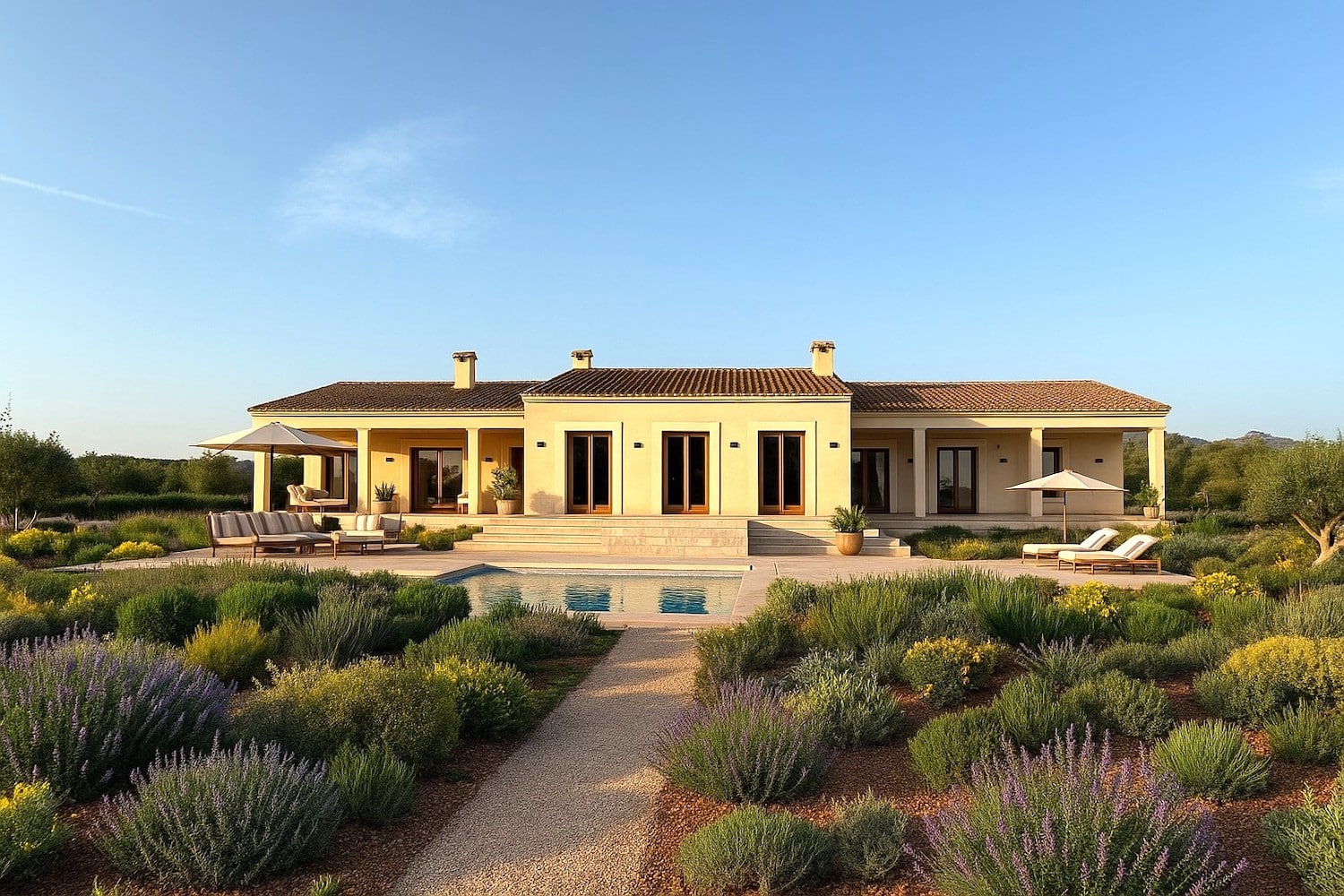 Finca moderna con piscina en un lugar idílico - Vida mediterránea con estilo