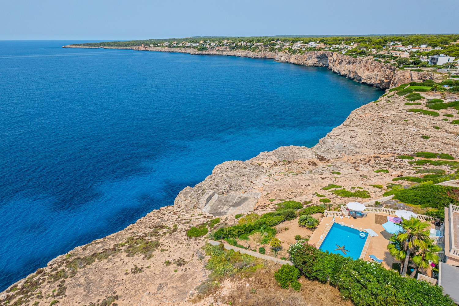 Villa en primera linea del mar