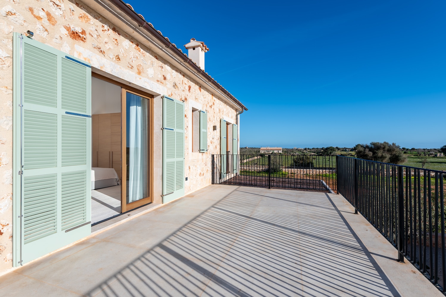 Terraza en la primera planta