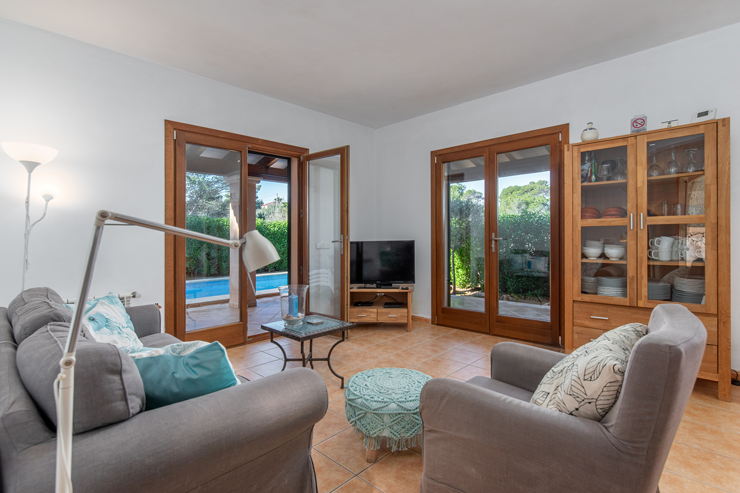 Luminosa sala de estar