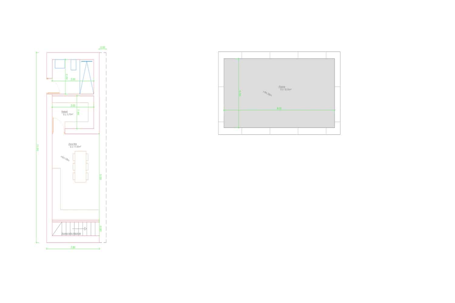 Proyecto basico piscina y zona barbacoa