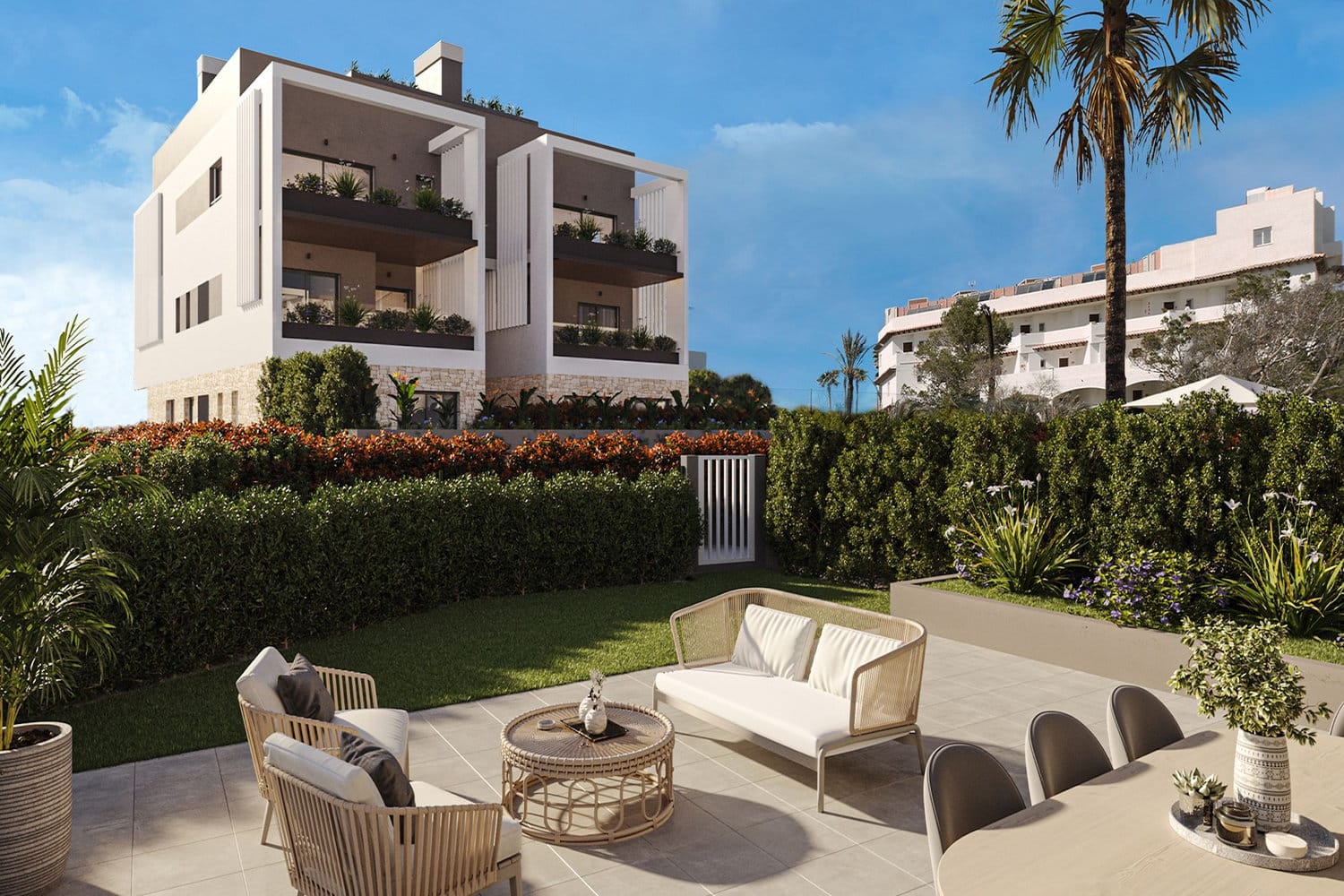 Planta baja a estrenar con jardín privado en Colonia St Jordi