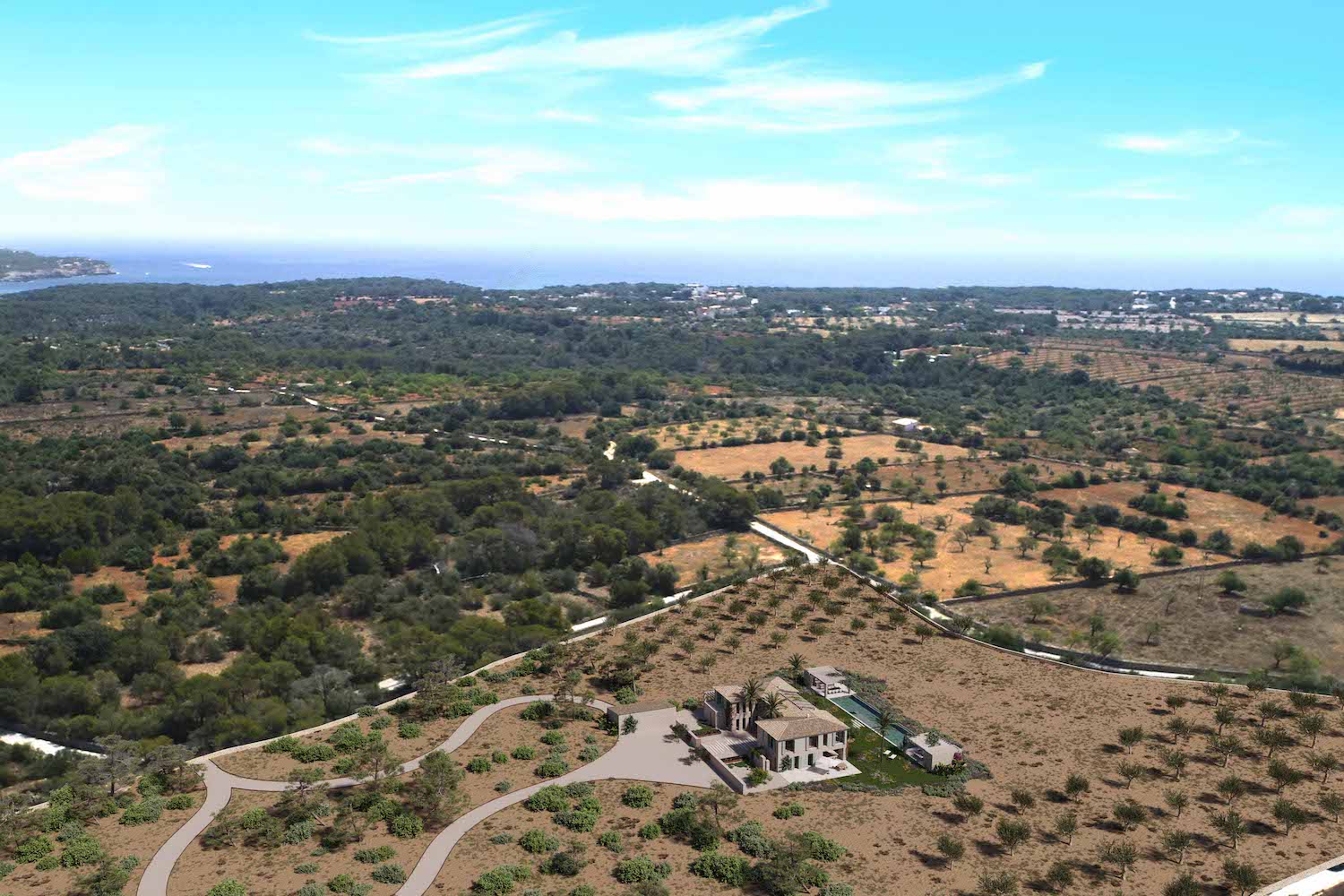 Finca en un entorno idílico