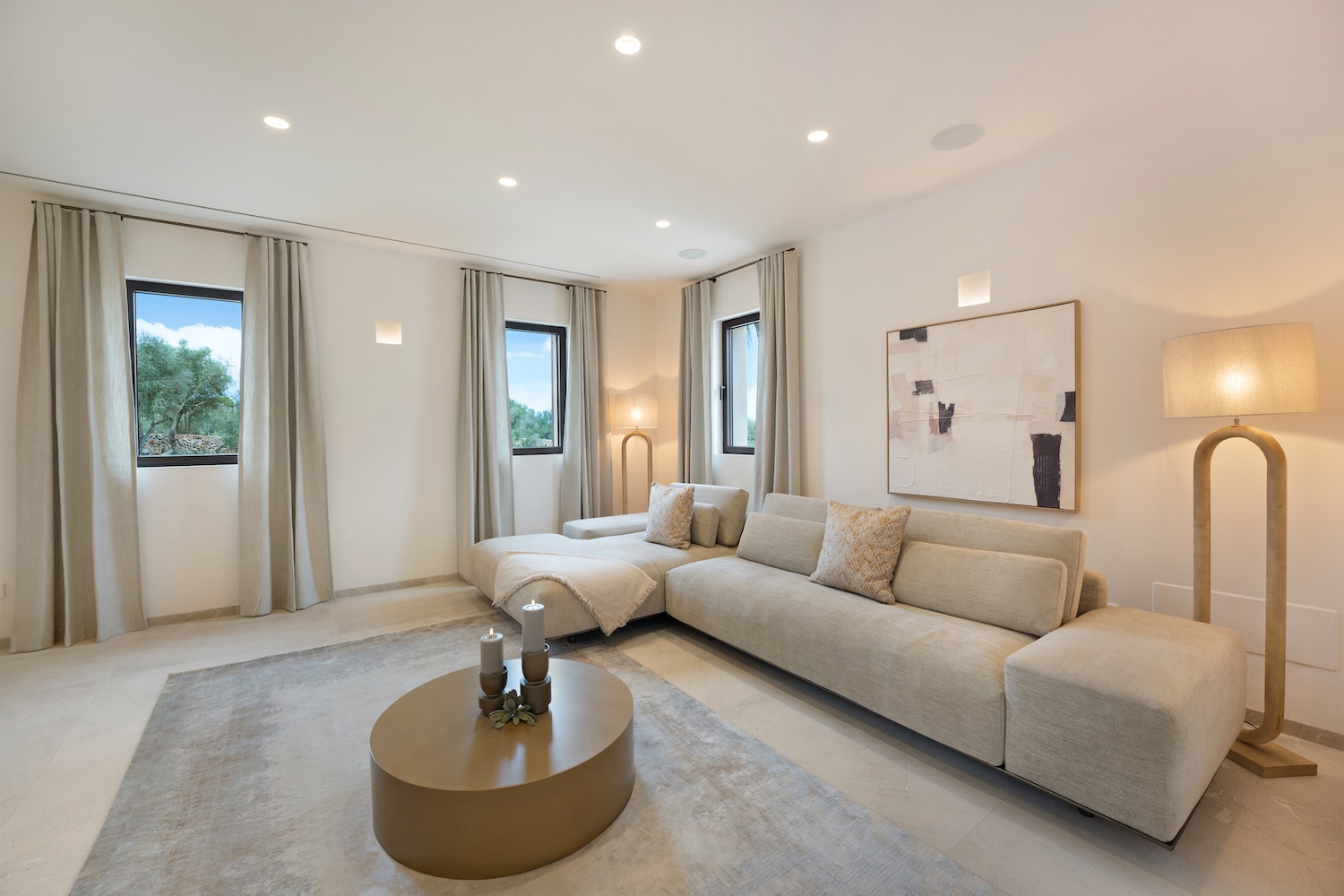 Sala de estar elegante