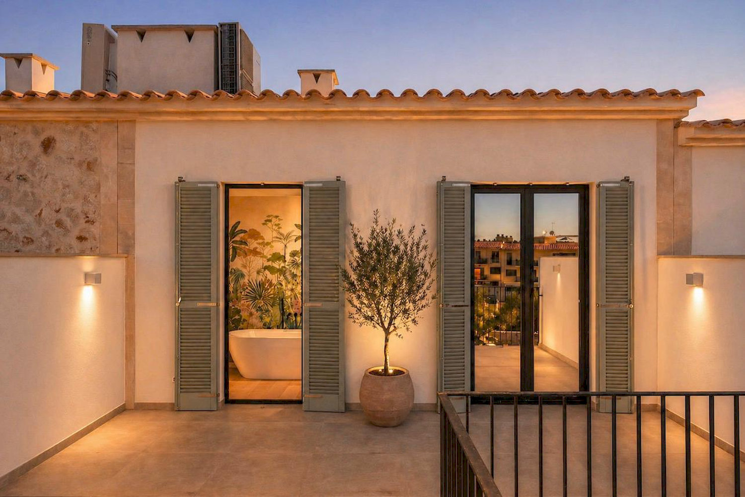 Terraza con vistas