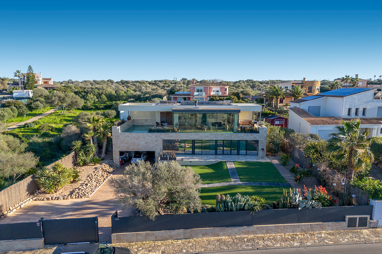 Villa desde arriba