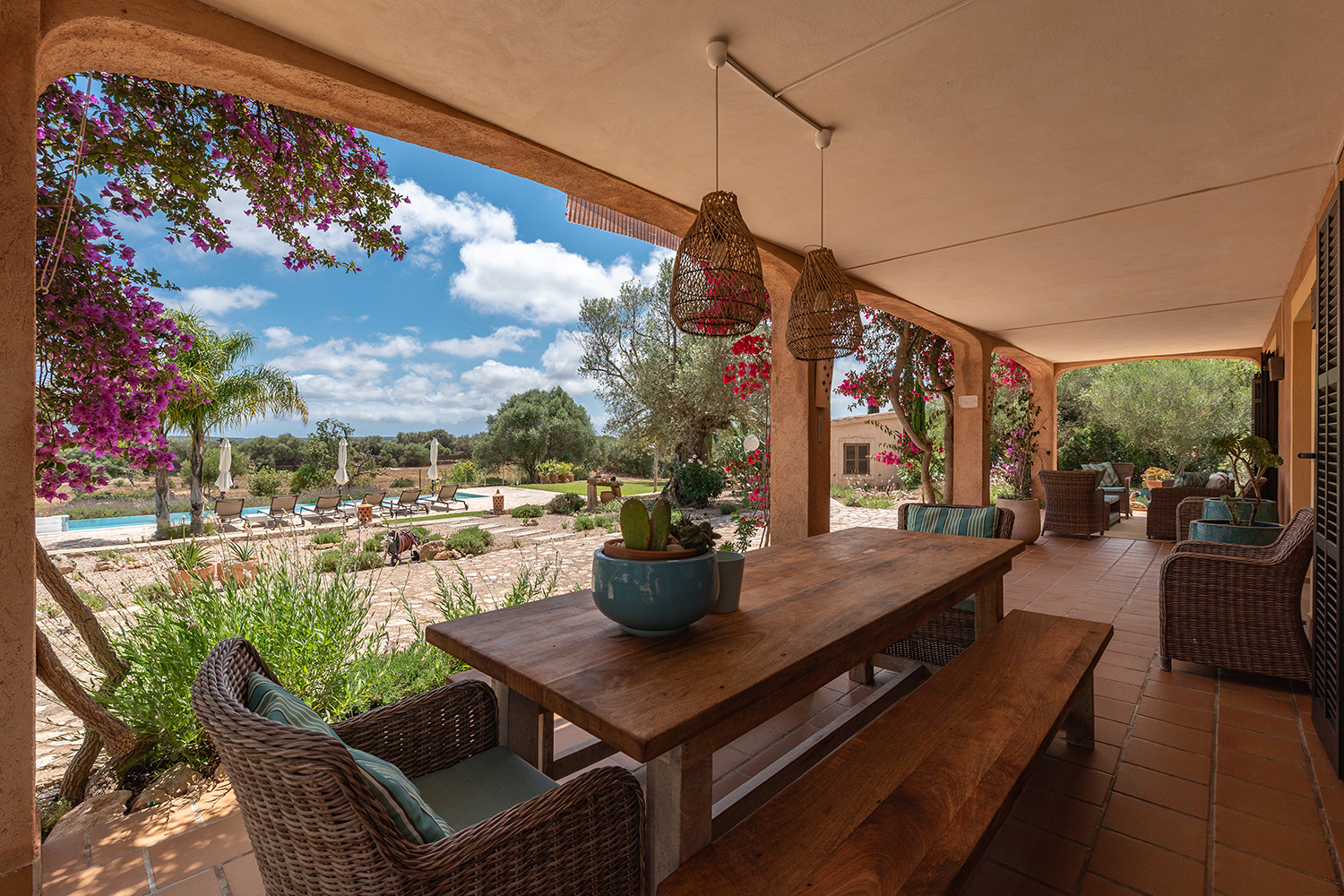 Terraza cubierta