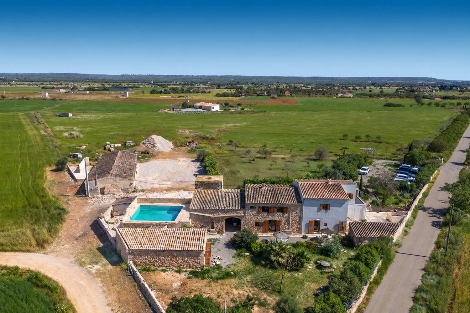 Finca desde arriba