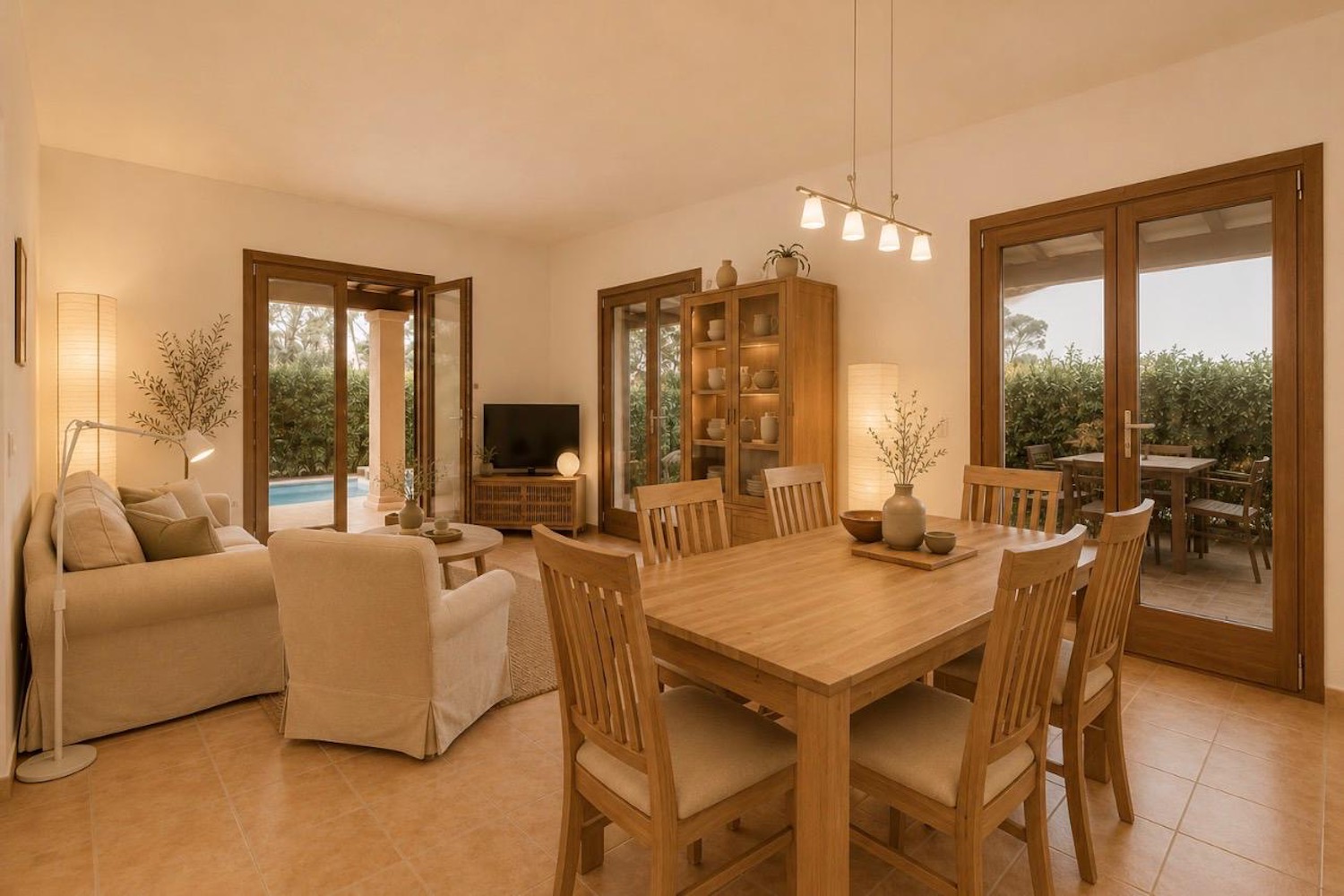 Visualización salón-comedor