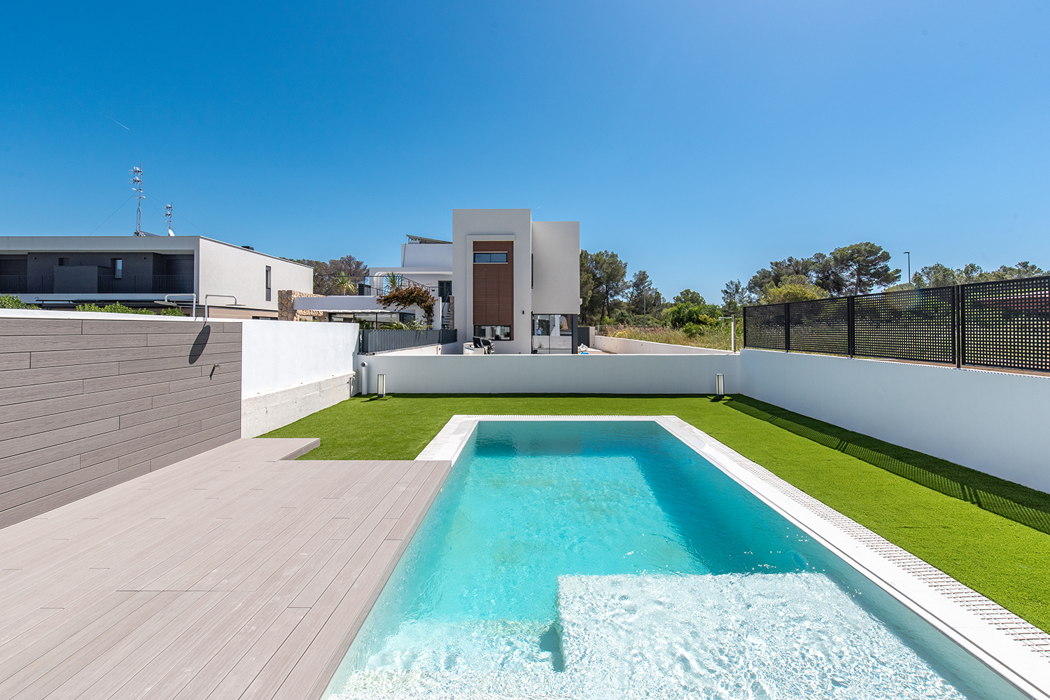 Piscina soleada