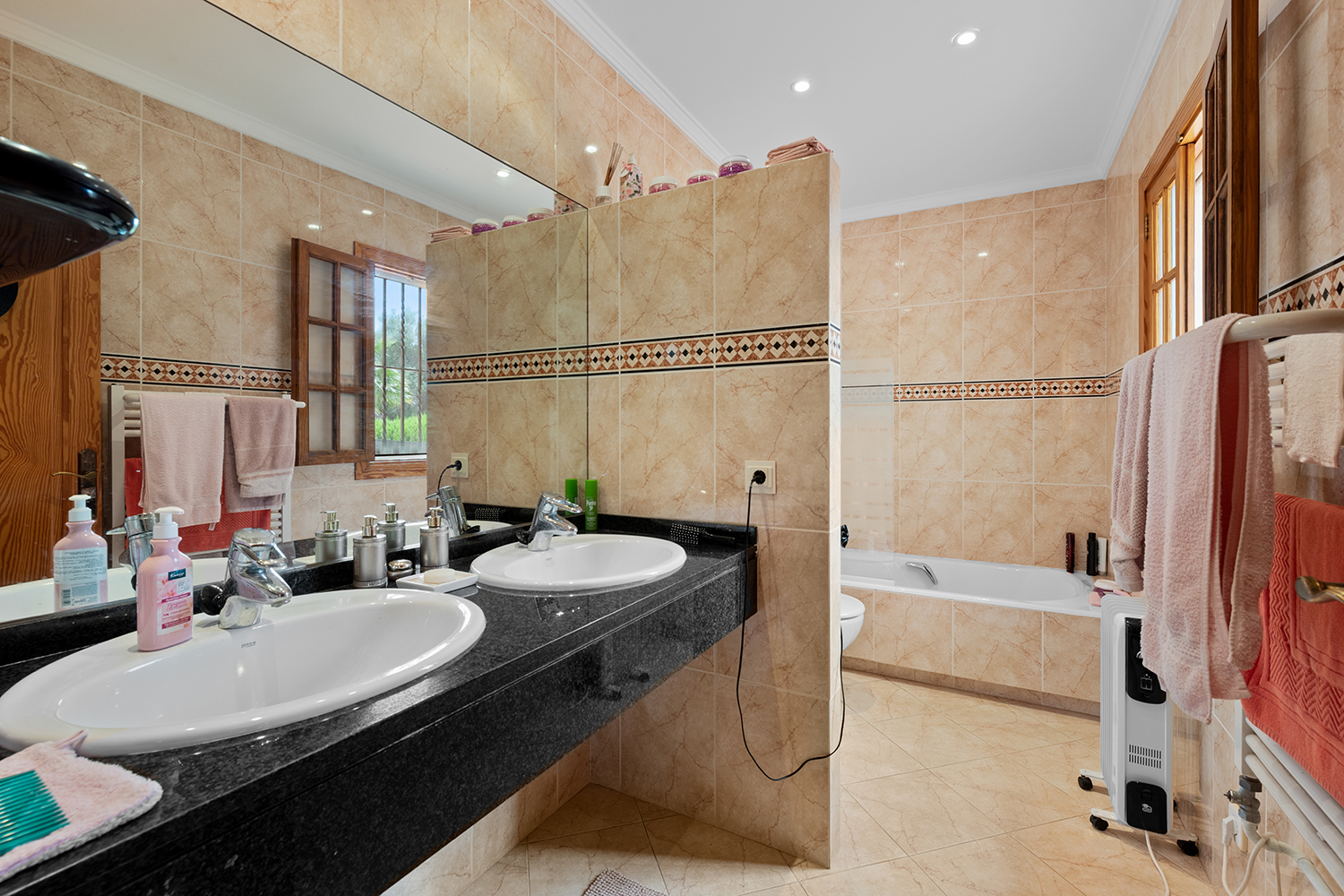 Uno de 2 baños
