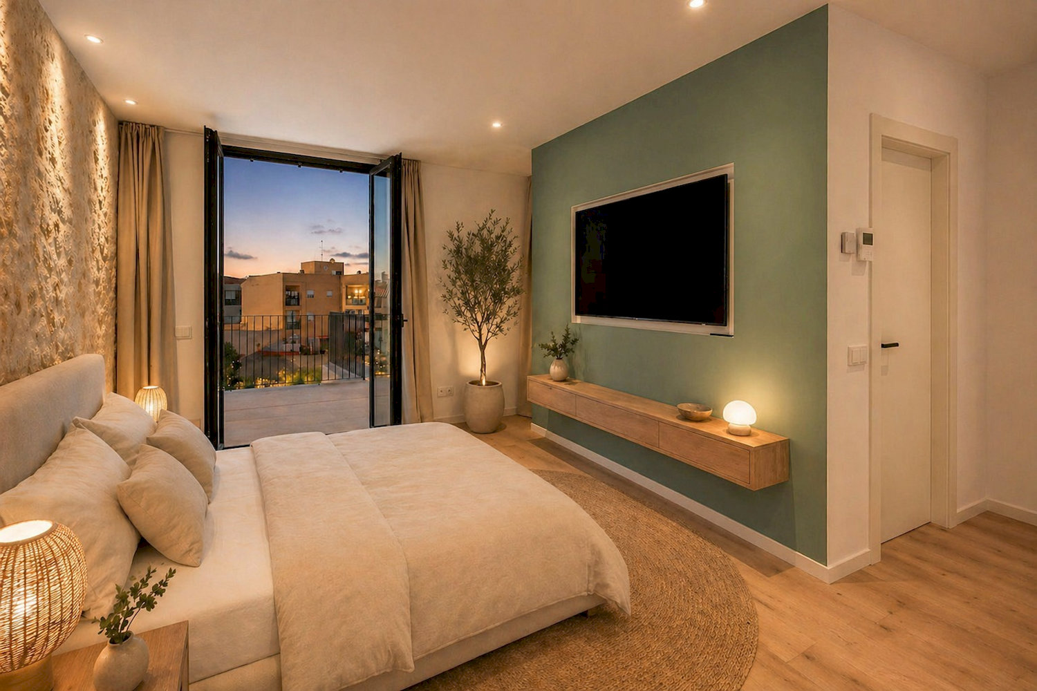 Dormitorio luminoso