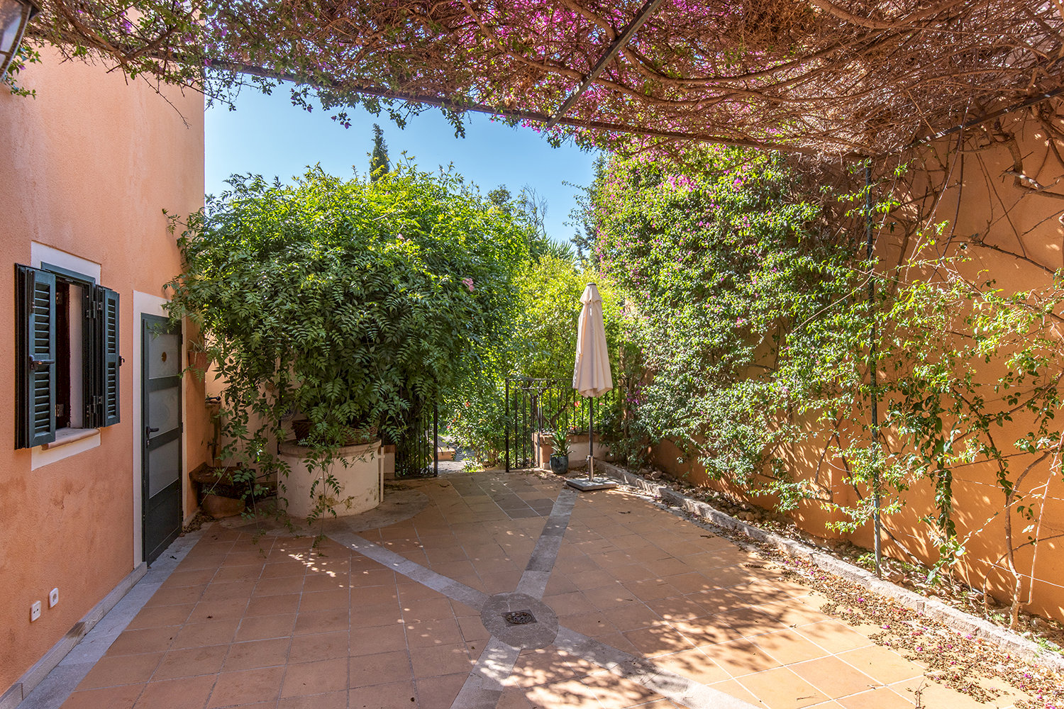 Patio con encanto