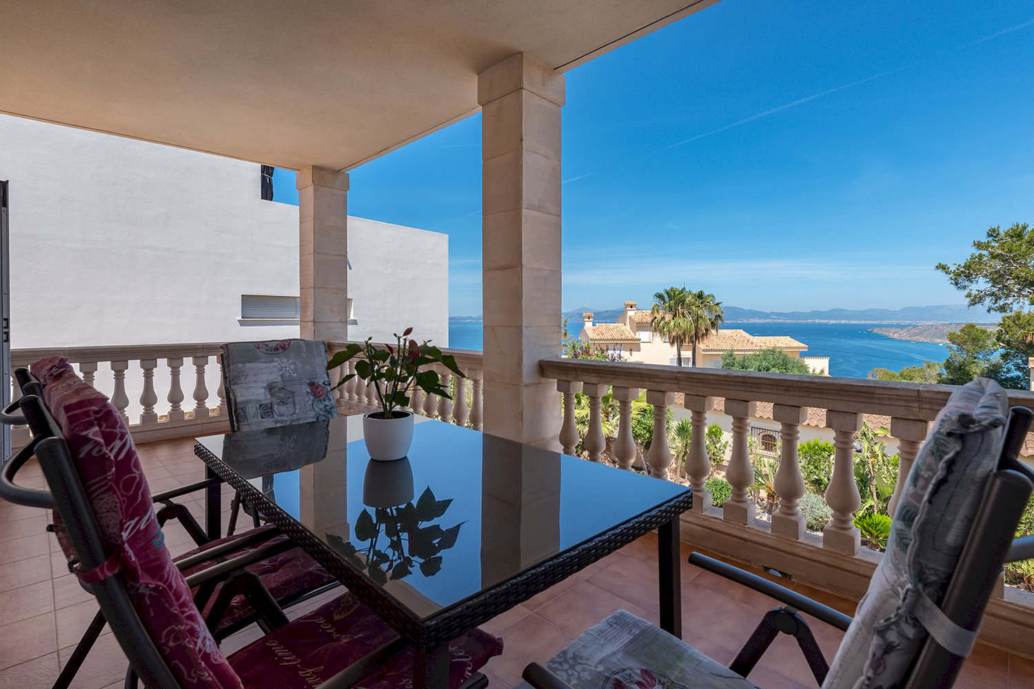 Vistas al mar desde el balcón
