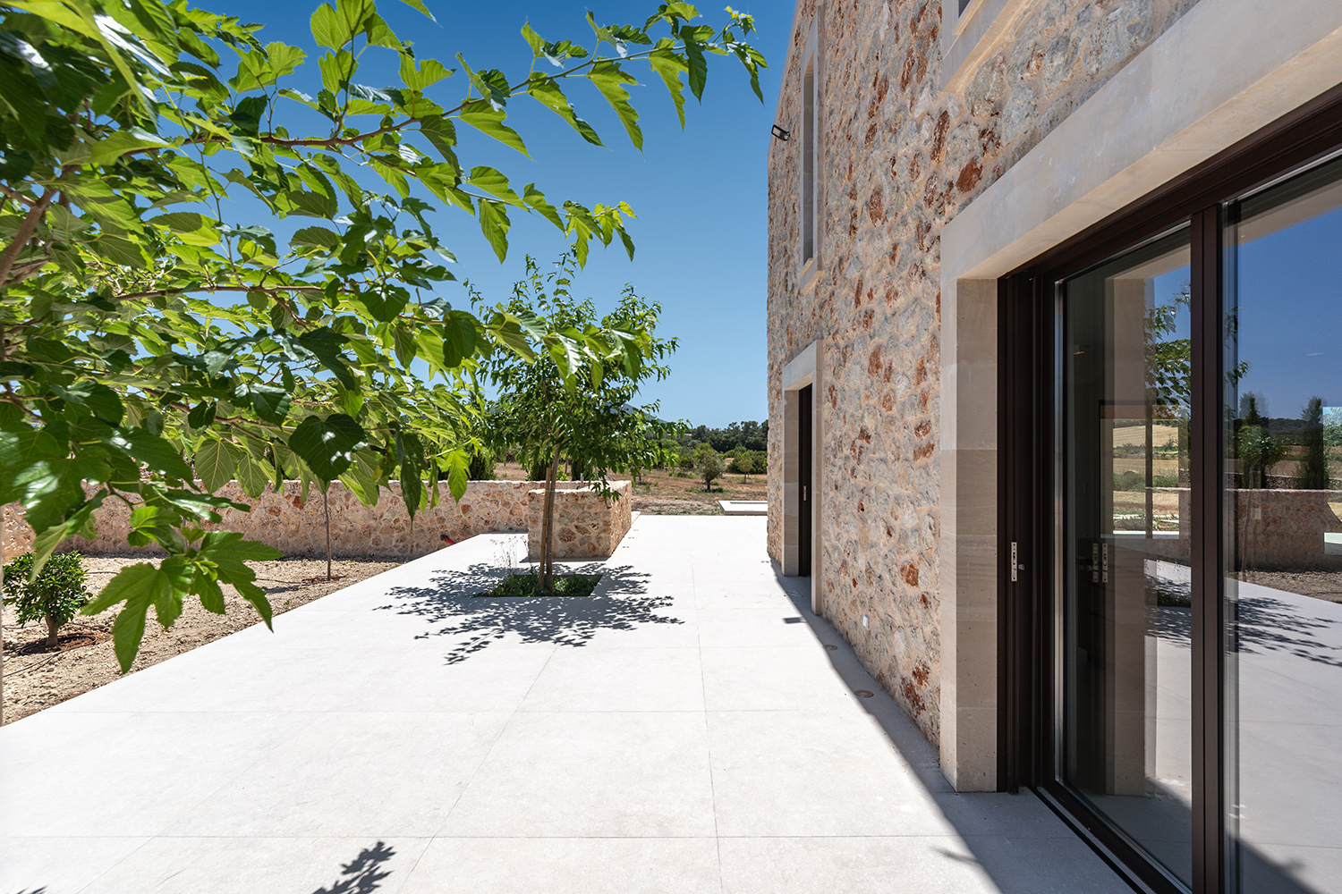 offene Terrasse