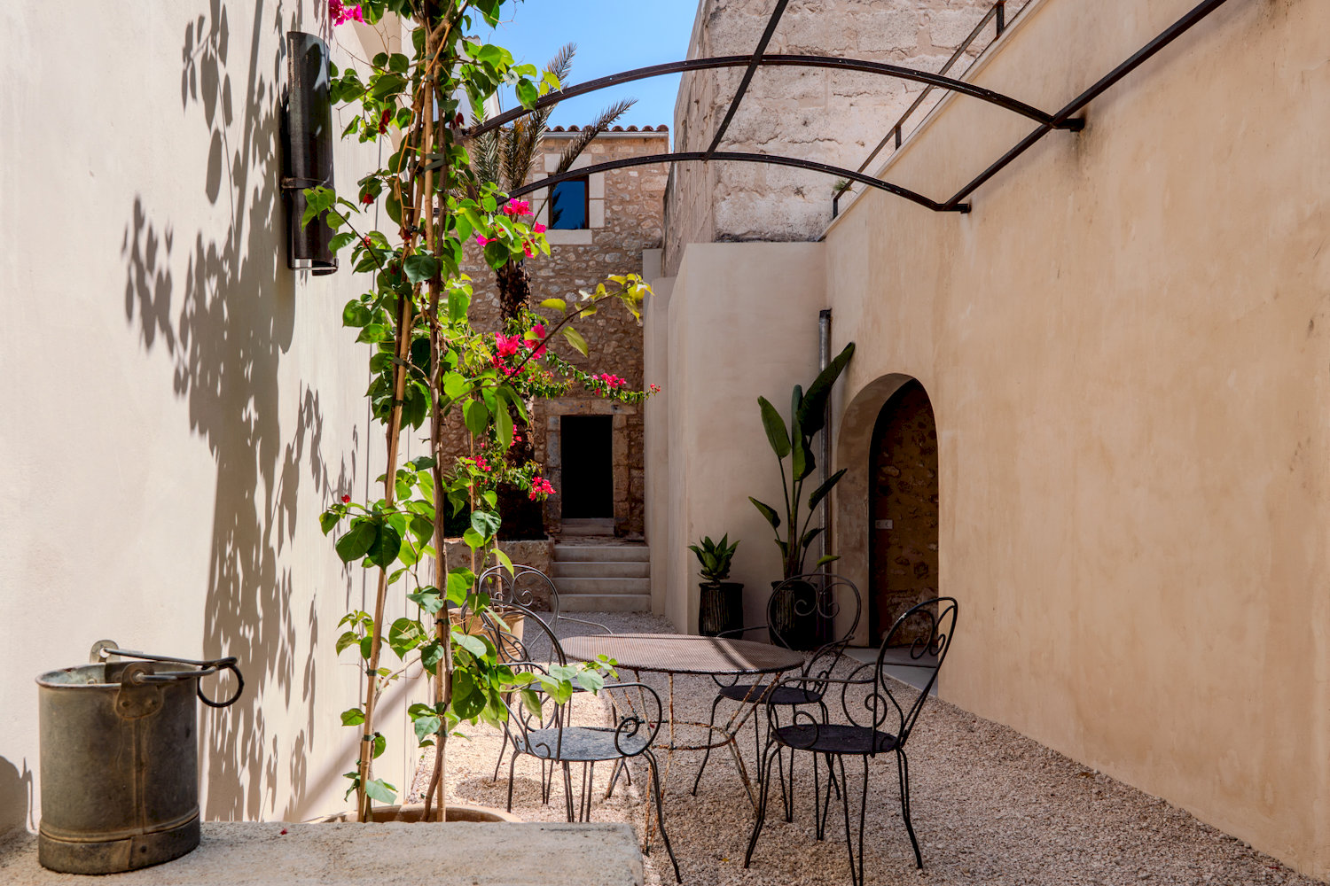 Patio con encanto