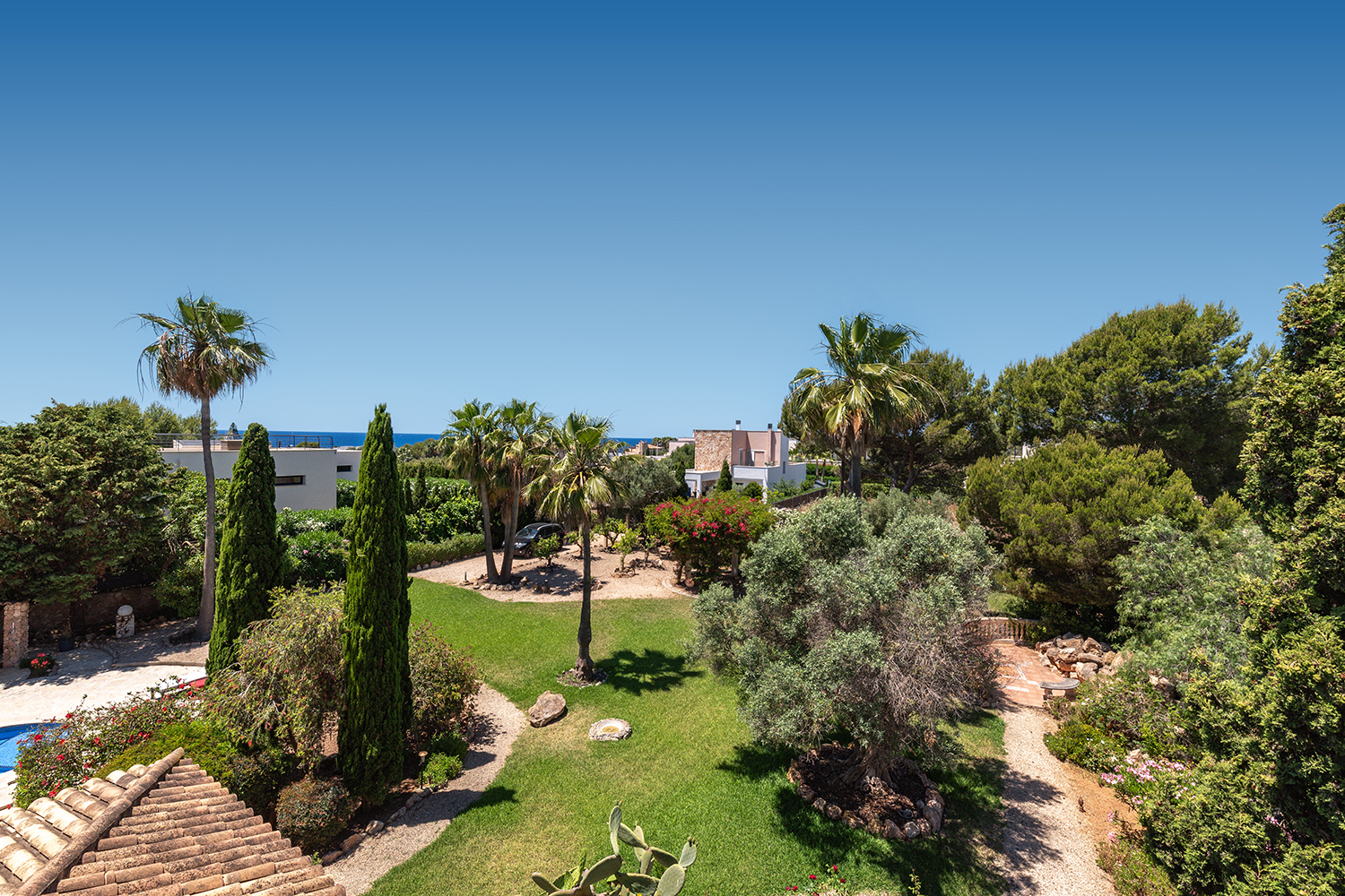 vista del jardin 